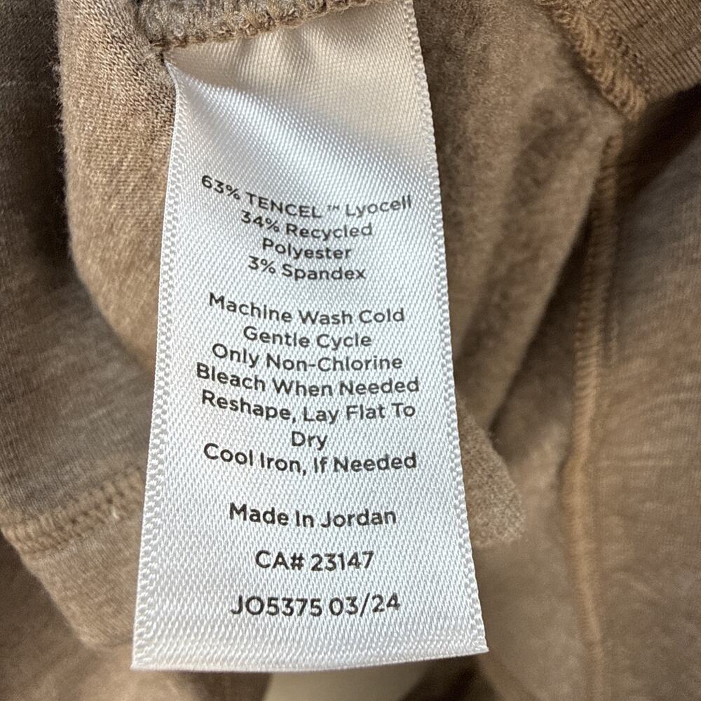 Haven Well Within Fleece Johnny Collar Pullover Pants Lounge Set Size L Brown - Picture 16 of 16